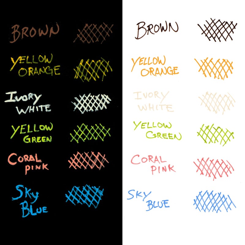 بنتل أقلام جل Pentel Mattehop، مجموعة صناديق ألوان مبهجة، (1.0 مم)، خط غامق، 7 ألوان متنوعة (K110-V7STB) - Image 5